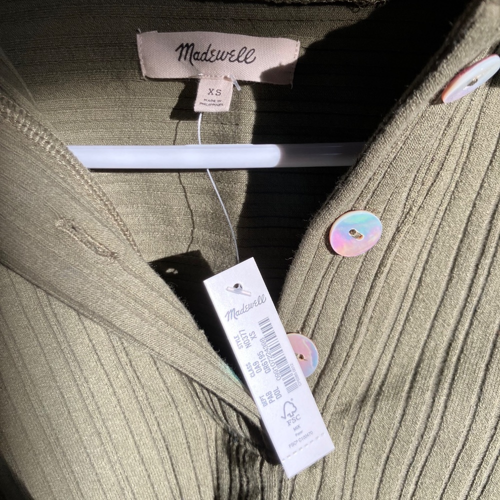 Tan button down - Picture 4 of 4